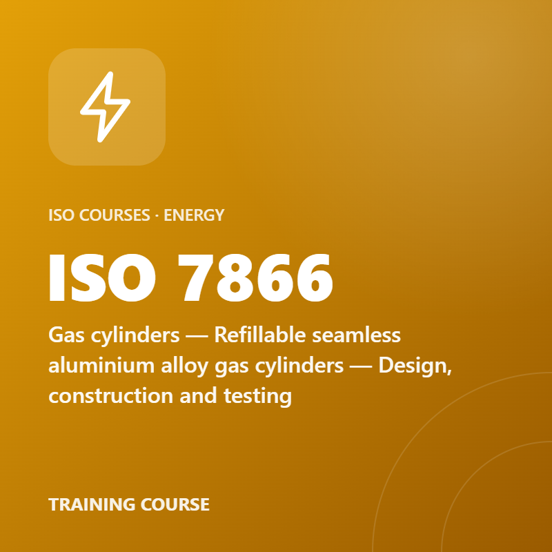 ISO 7866 – Gas cylinders — Refillable seamless aluminium alloy gas cylinders — Design, construction and testing