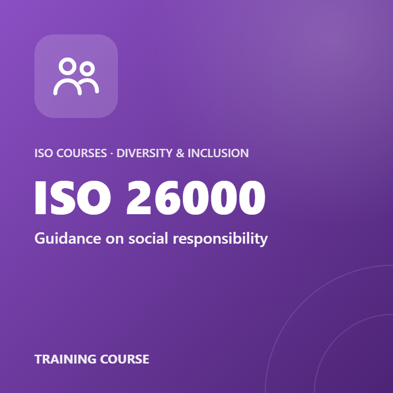 ISO 26000 – Guidance on social responsibility