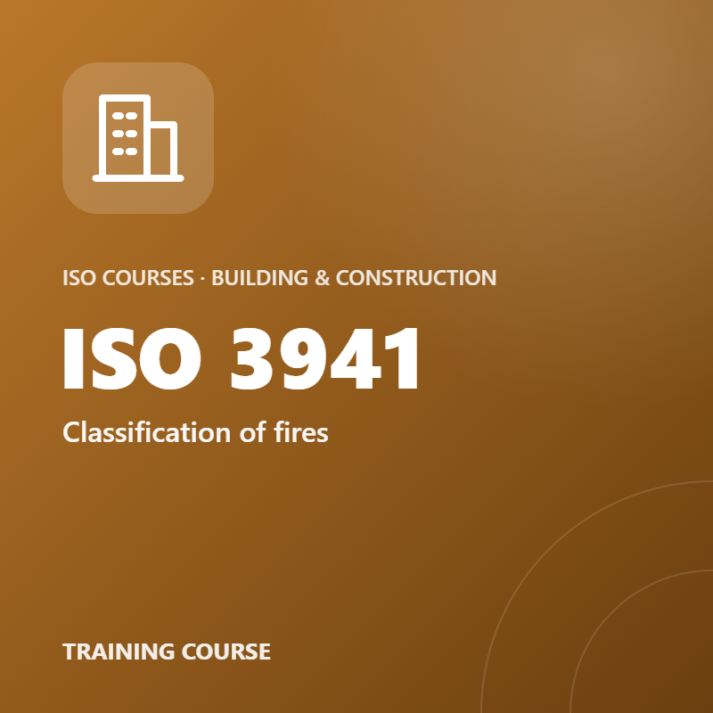 ISO 3941 – Classification of fires