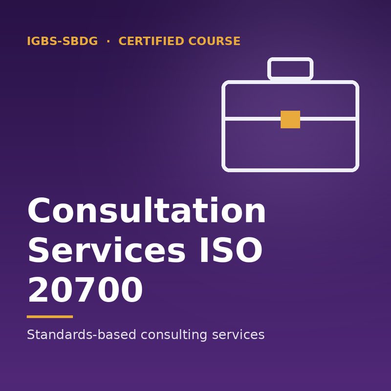 Consultation Services standard 20700