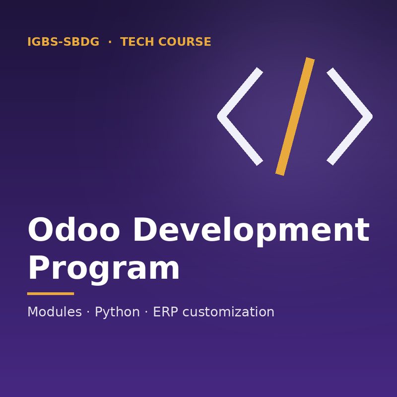 Odoo Development Programe